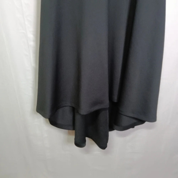 VENUS Cold Shoulder Dress Black Adjustable Straps Hi Low V-Neck Fit & Flare M - Picture 4 of 10